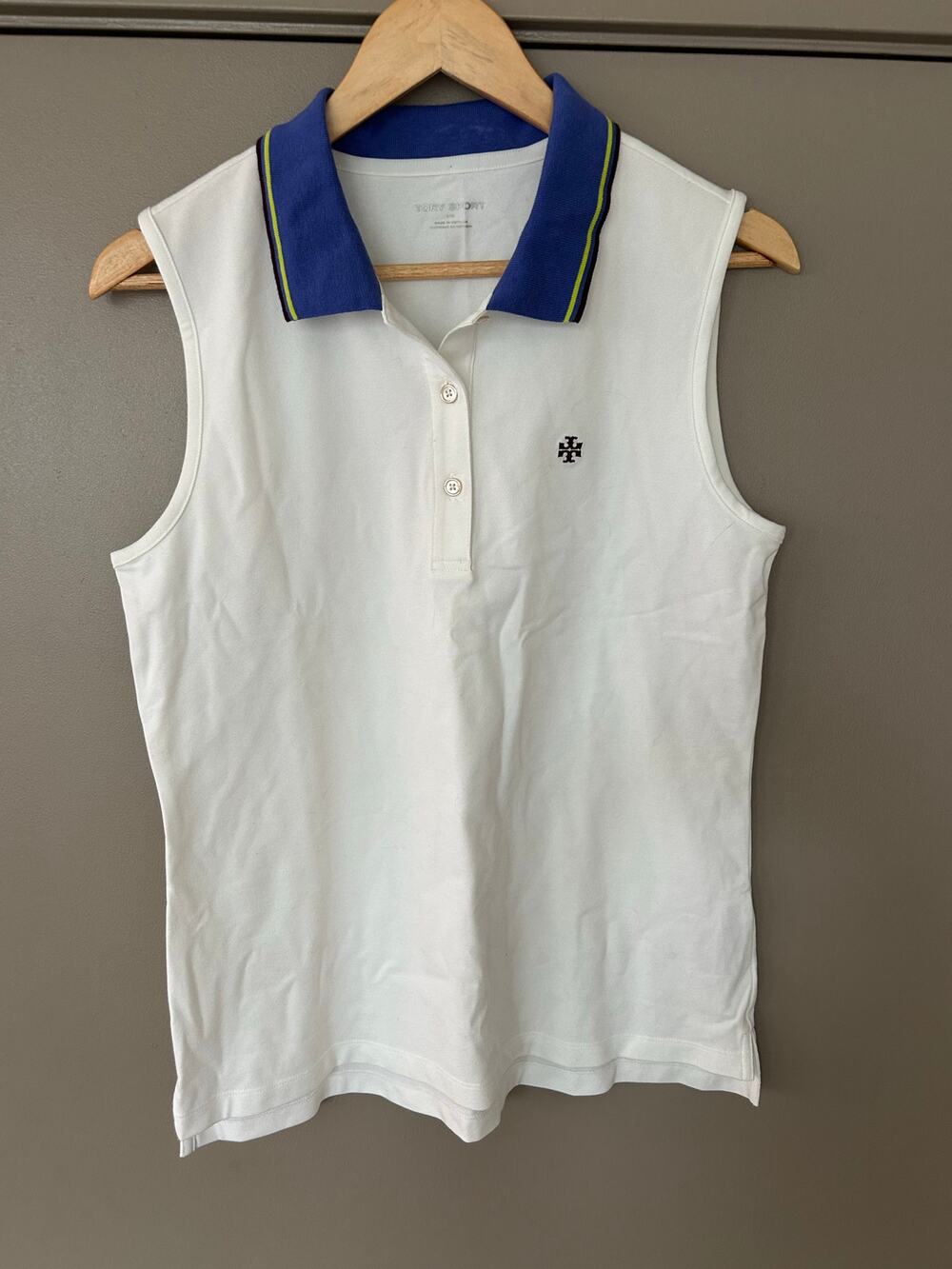 Tory Sport Sleeveless Performance Piqué Polo golf luxury tennis core breathable
